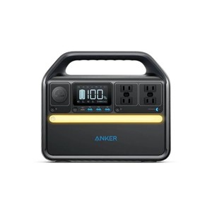An ker 23478 500W 508Wh Pure Sine Wave MPPT Lithium Ion Solar & Car Type C Air Compressor <b>Portable</b> Power Station - Product Image 5