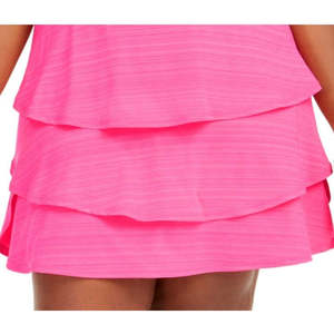 Pantaloncini Skort con volant rosa taglia 2X da donna Ideology - Product Image 3