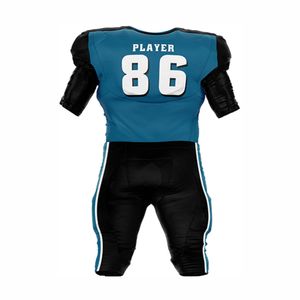 Camiseta de fútbol americano de manga corta Premium personalizable, transpirable y de talla grande para impresión por sublimación en verano - Product Image 2