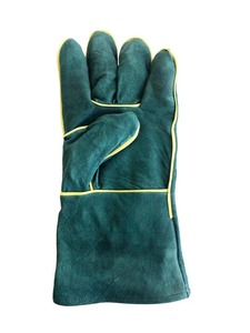 Guantes de soldadura de cuero dividido de piel de vaca de tamaño personalizado de alta calidad Guantes ligeros transpirables cómodos Fabricación en fábrica - Product Image 3