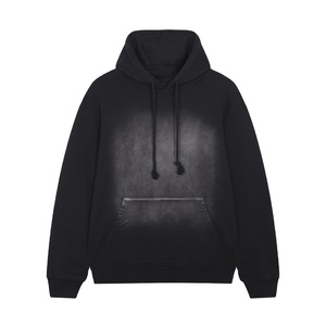 Sweat à capuche délavé à l'acide pour hommes sur mesure avec impression de conception personnalisée sweats à capuche délavés à l'acide respirants à séchage rapide vente en gros 2026 - Product Image 1