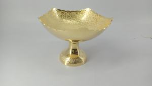 Offre spéciale Bol de cuisine et de table en laiton plaqué or de luxe Accessoires de cuisine en métal poli respectueux de l'environnement - Product Image 3