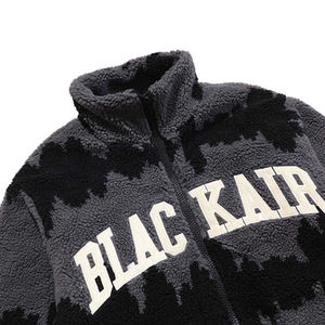 Sweat à capuche d'hiver chaud et élégant, personnalisé, respirant, lourd, col montant, polaire sherpa, broderie - Product Image 6