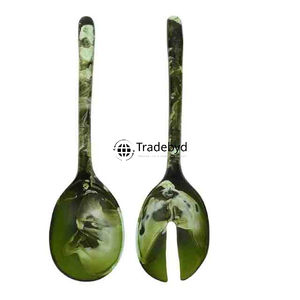 Cuillère en résine à la mode Vaisselle artistique pour manger Ustensile cadeau Boho fait à la main par Tradebyd - Product Image 2