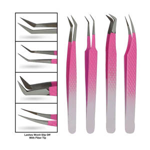 ปริมาณ 90 องศาแหนบสําหรับต่อขนตาสีชมพูปริมาณต่อขนตาแหนบแหนบขนตาแหนบรุ่นใหม่ - Product Image 2