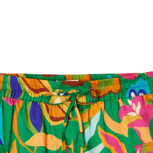 Shorts de sport en molleton à boutons respirants sur mesure en gros, 100% coton, taille élastique de haute qualité, volants imperméables, pour femmes - Product Image 5