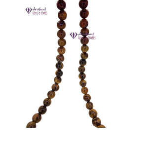 ลูกปัดเจียรทรงกลม 108+1 เม็ด ทำจากหินไทเกอร์อายสีน้ำตาล สำหรับพุทธะพิธีและโหราศาสตร์ ขนาด 3 มม. เหมาะสำหรับทำเครื่องประดับ - Product Image 4