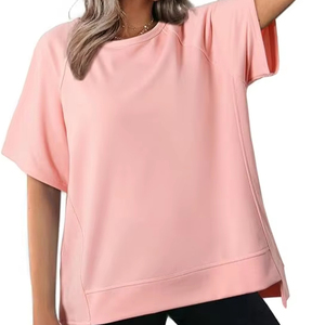 Oversized Printed T Shirts for Women Crewneck Full Sleeve Casual Autumn/<b>Winter</b> <b>Tops</b> Lightweight Loose - Product Image 2
