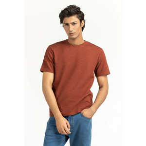 เสื้อยืดเรแลกซ์ฟิต ผ้าเจอร์ซีย์ สีพื้น รุ่น MN-TS-WS25-050 น้ำหนัก 220-300 กรัม วิธีการพิมพ์แบบซิลค์สกรีนและสกรีนพิมพ์ - Product Image 4