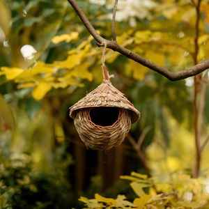 Handmade Natural Eco- Friendly Grass <b>Rabbit</b> House for Wholesale Seagrass Pet House Natural Bird <b>Cage</b> - Product Image 4