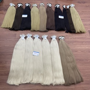 Extensions de cheveux Remy super doublement étirées, couleur claire, en vrac, cheveux humains pour femmes de premier rang et prêts à être expédiés, au prix de gros - Product Image 6