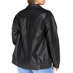 Best Selling Women's Leather <b>Jacket</b> Custom Logo Factory Wholesale Price Winter Clothing Women's <b>Jackets</b> In 2026 - Product Image 2