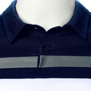 Polo de algodón y poliéster para hombre, camiseta de manga corta, informal, para Golf, deportiva, ajustada - Product Image 4