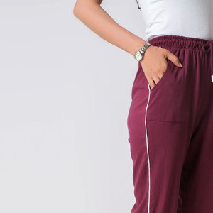 Joggers de mujer transpirables con precios al por mayor con bolsillos Joggers de mujer profesionales en diferentes tamaños - Product Image 6
