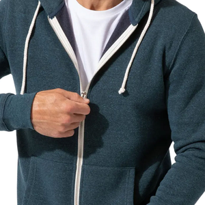 Mode Offre Spéciale Design décontracté hommes sport hommes sweats à capuche avec fermeture éclair meilleure vente sweats à capuche hommes fermeture éclair à capuche - Product Image 3