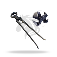 Cortador de Clavos GE EZ de 9-3/4 Pulgadas, Herramienta de Herrador para Cortar Clavos de Herradura de Caballo