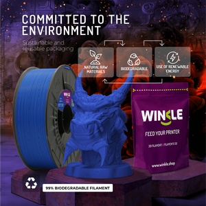 Filamento WINKLE PLA PRO 1.75mm 1kg para Impresora 3D FDM, Resistencia Térmica Superior 95C HDT, Fabricación Europea, Tolerancia de 0.05mm, Fácil de Usar - Product Image 5