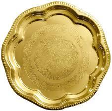 Cargador de cobre y latón de diseñador, platos decorativos para servir alimentos, platos de corte de Metal de latón para Catering de Hotel, plato para servir - Product Image 3