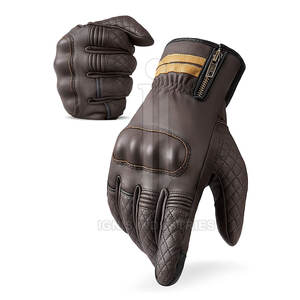 Guantes de moto unisex de alta calidad impermeables, guantes de moto unisex de medio dedo para uso en invierno - Product Image 1
