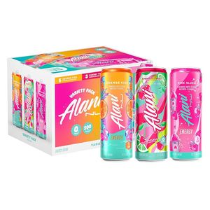 Boissons énergisantes gazeuses sans sucre, faibles en calories, à la saveur de glace pilée hawaïenne, en bouteille |   Caféine 200 mg – Vente en gros, livraison rapide - Product Image 2