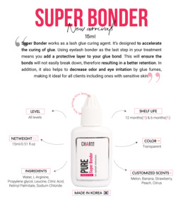 CharmLash Extensions de cils hypoallergéniques Super Lash Bonder à séchage rapide de haute qualité avec marque privée personnalisable - Product Image 2