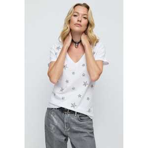 Camiseta Informal de Cuello Redondo, Manga Corta, Corte Regular, 100% Algodón - Product Image 3