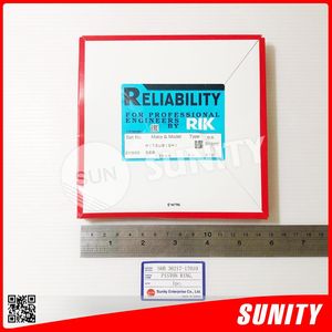 แหวนลูกสูบแท้จากญี่ปุ่น รุ่นใหม่ TAIWAN SUNITY รุ่น RIK S6B2 จำนวน 6 ชิ้น ขนาด 135 มม. ประสิทธิภาพสูง OEM 36217-17010 อะไหล่เครื่องยนต์ดีเซลมิตซูบิชิ - Product Image 3