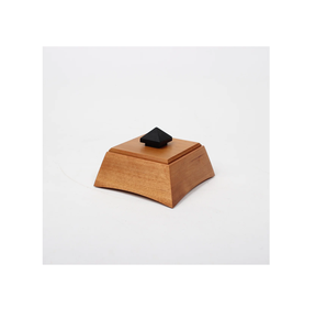 Beurrier en bois avec couvercle Beurrier avec petite taille et forme carrée et au meilleur prix Outils à fromage - Product Image 4