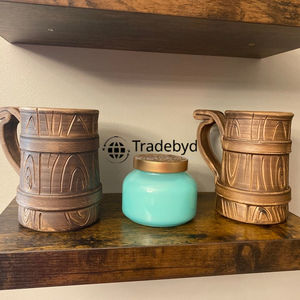 Taza de madera ecológica para una vida sostenible, taza artesanal reutilizable sin residuos Tradebyd - Product Image 4