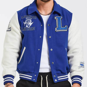 Transpirable Cómodo Uso al aire libre Hombres y mujeres Varsity Jacket Ropa de moda más vendida Chaquetas universitarias genuinas - Product Image 1