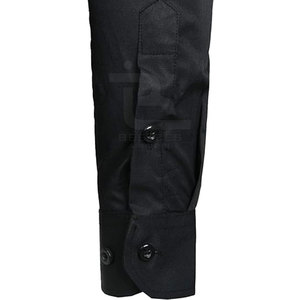 เสื้อดาวน์มีกระดุมสำหรับผู้ชายเสื้อ100% ผ้าฝ้ายแขนยาวลายสตรีทแบบลำลองออกแบบโลโก้ได้ตามต้องการ - Product Image 6