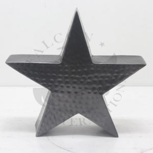 Ornement étoile de table de Noël en aluminium brillant Décoration de l'arbre du Nouvel An-pour décorations de Noël festives - Product Image 4