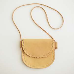 Honey Yellow Little Girl Leather Crossbody <b>Purse</b> Kids Accessories - Product Image 1