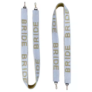 Indian Handcrafted Fashionable ALPHA KAPPA Seed Beaded Bag Straps with Sequins for Concert Shoulder <b>Belts</b> by Glowing Fashion - Product Image 3