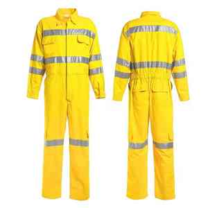 Combinaisons de travail en coton pour hommes - Combinaisons de sécurité réfléchissantes pour la construction, service OEM personnalisé - Product Image 1