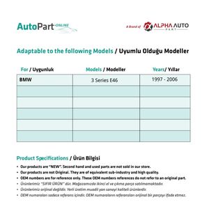 Engranaje de motor de espejo para BMW Serie 3 E46 (envío desde el fabricante de Turquía) Código de producto: FD112892 - Product Image 2