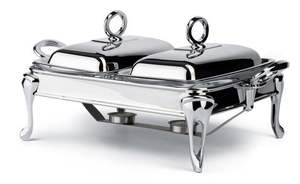 Servidor de buffet de plato de frotamiento de acero inoxidable y calentador de alimentos con tapa plato de frotamiento árabe para buffet de boda y hotel - Product Image 3