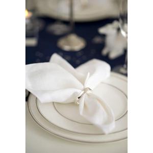 Stainless Steel Napkin Rings with Sleek Lines and a Polished Surface for Contemporary Dining <b>Table</b> Arrangements - Product Image 5
