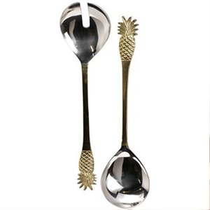 VENTE CHAUDE Résine Couteau À Fromage Spatule Manche Couverts Couverts Selandia Rotin Salade Serveur Ensemble de 2 MADE IN INDIAA - Product Image 5