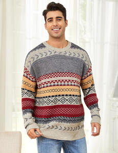 Suéter de Moda de Invierno, 100% Cachemira, para Hombre, con Logotipo Frontal Personalizable, Calidad Premium, Servicio OEM - Product Image 3