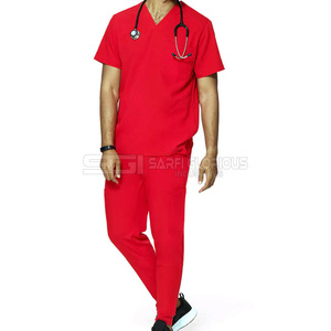 Nouveaux uniformes chirurgicaux personnalisés Ensemble de blouses pour hommes Vêtements de travail médicaux Blouses cliniques Haut et pantalon Spa Médecin Infirmière Tunique Costume - Product Image 1