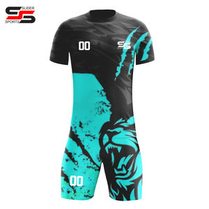 Uniformes de fútbol de poliéster Diseño personalizado Uniformes de fútbol de alta calidad Diseño de sublimación Uniforme de fútbol de entrenamiento - Product Image 5