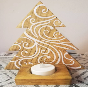Ciervos cabeza en forma de madera 3D diseñador decorativo vela moderna soporte de luz de té soportes para decoración del hogar para fiestas de Navidad - Product Image 2