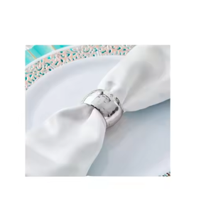 Anneaux de serviette en métal de haute qualité accessoires de décoration de table à thème floral nouvelle conception à prix raisonnable stocké - Product Image 4