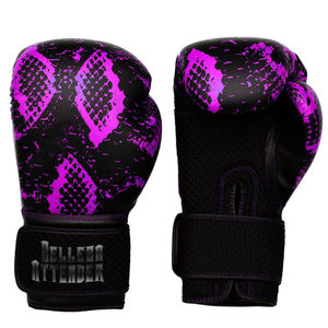 Guantes de Boxeo Profesionales de Alta Calidad con Logotipo Personalizado, Cuero Vacuno, Ligeros, Transpirables, Cierre de Gancho y Bucle - Product Image 4
