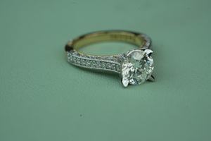 แหวนเพชรที่โตในแล็บสุดหรู1.70กะรัต EF สี VS1ชัดเจนโรสโกลด์ตัดกลมสีโรสโกลด์ IGI SGL เครื่องประดับที่ผ่านการรับรอง - Product Image 4