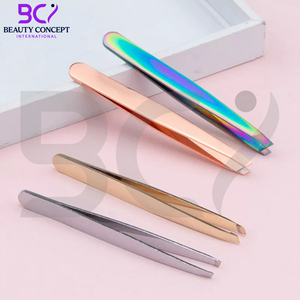 Pinzas de Acero Inoxidable para Cejas, Herramienta de Punta Inclinada de Precisión para Depilación y Aseo Preciso para Mujeres y Hombres - Product Image 6