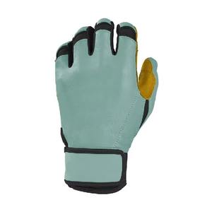 Wholesale Baseball Batting Gloves Genuine Leather Custom Logo Protection Gloves Full Finger Softball Gloves For Sports - Product Image 2