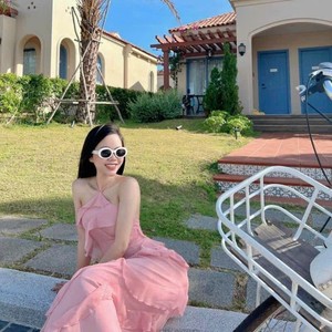 Beautyfull femmes haut d'été longue robe décontracté confortable Odm lavable chacun dans un poly sac du Vietnam fabricant corps Dre - Product Image 4