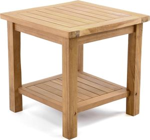 Table d'appoint convertible minimaliste écologique pliable en bois massif pour appartement - Product Image 1